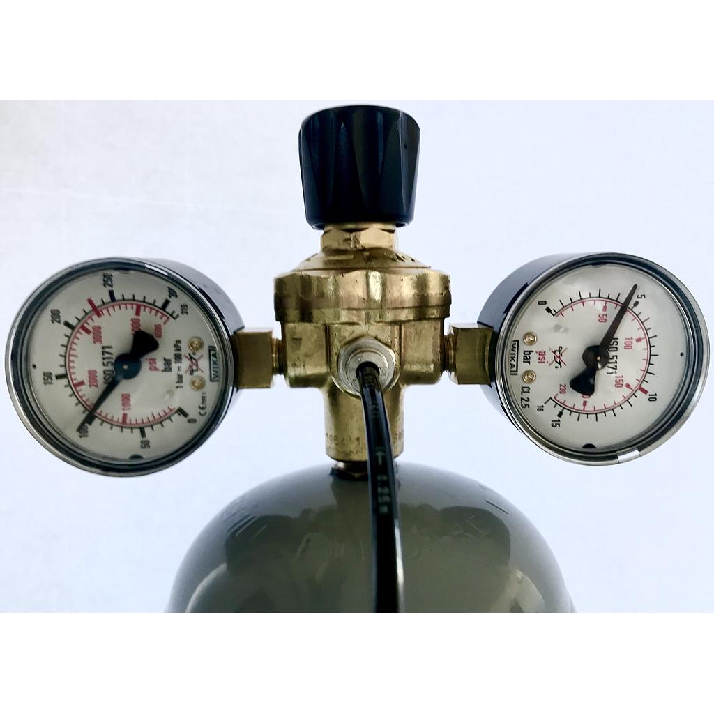 N2 Pressure regulator 150-10 / Reusable pressure regulator for disposable cylinders